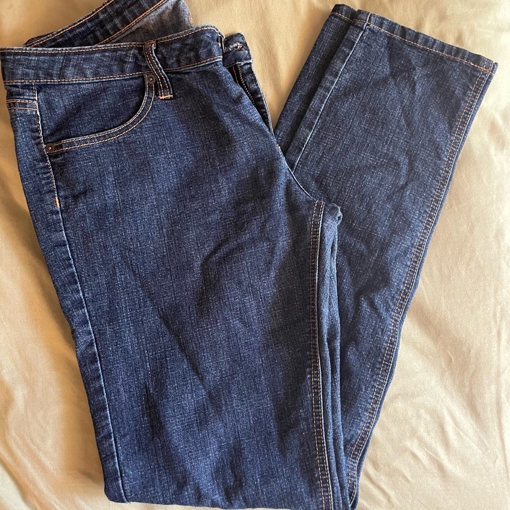 Mid rise skinny jeans